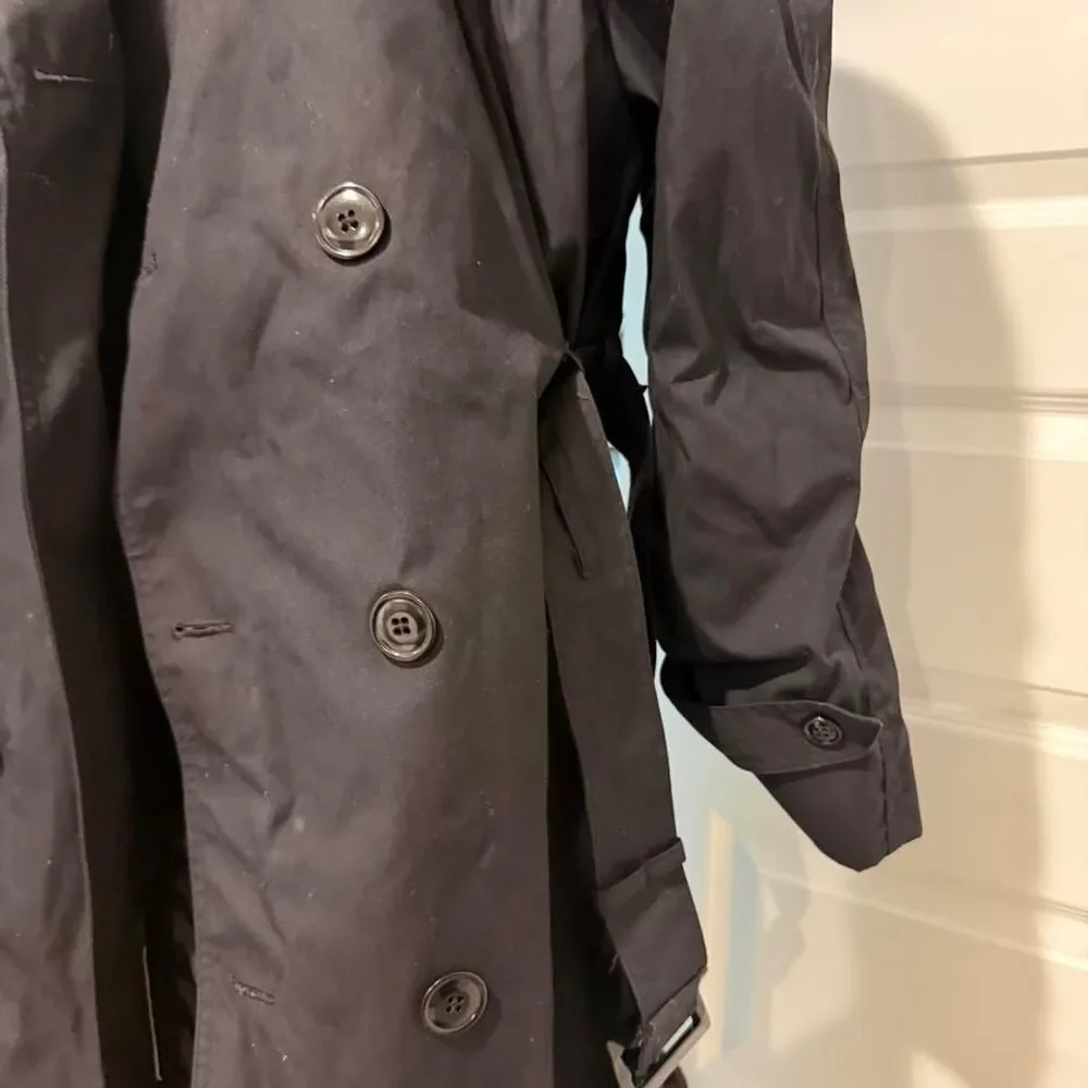 Garrison Collection 40R Men's Black and Navy Coat